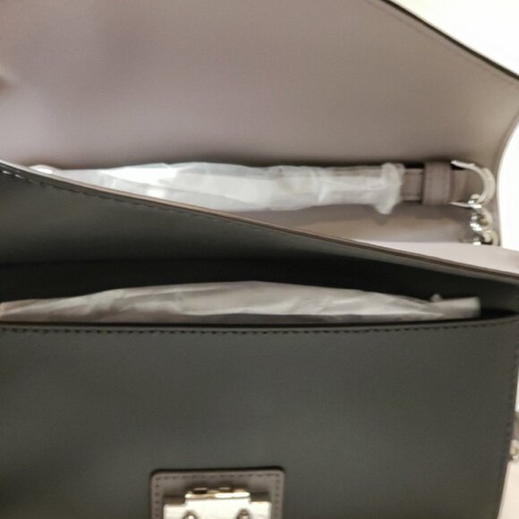 Michael Kors Sloan Clutch Wallet Handbag (Tricolor Gray)
